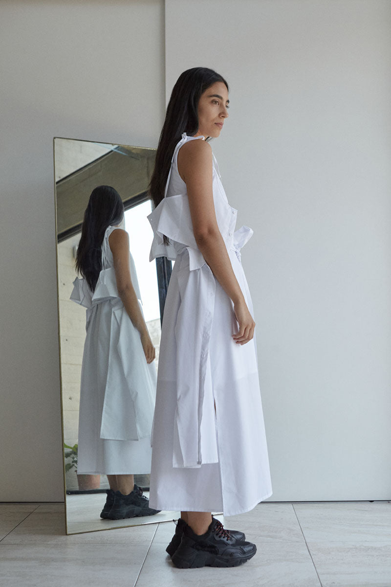 Vestido Con Camiseta Blanca VESTIDO CAMISA BLANCO