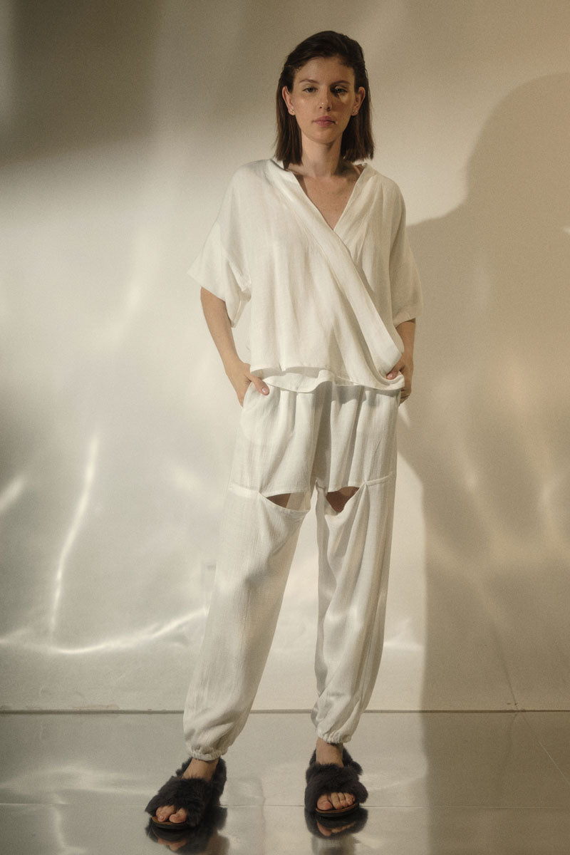 BLUSA PJ OFF WHITE