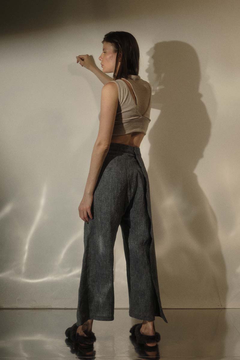 PANTALÓN ÓRBITA JASPE AZUL