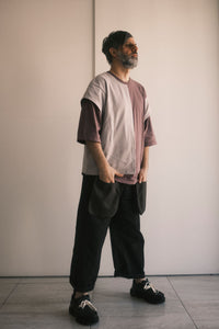 T SHIRT BLOQUE COLOR - MALVA