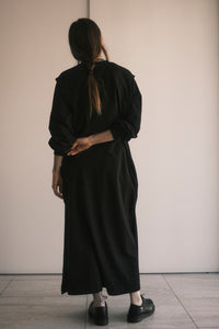 TEE DRESS MANGAS NEGRO