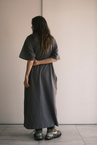TEE DRESS CRUZADO GRIS