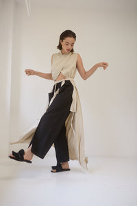 Vestido ÓRIBTA Beige