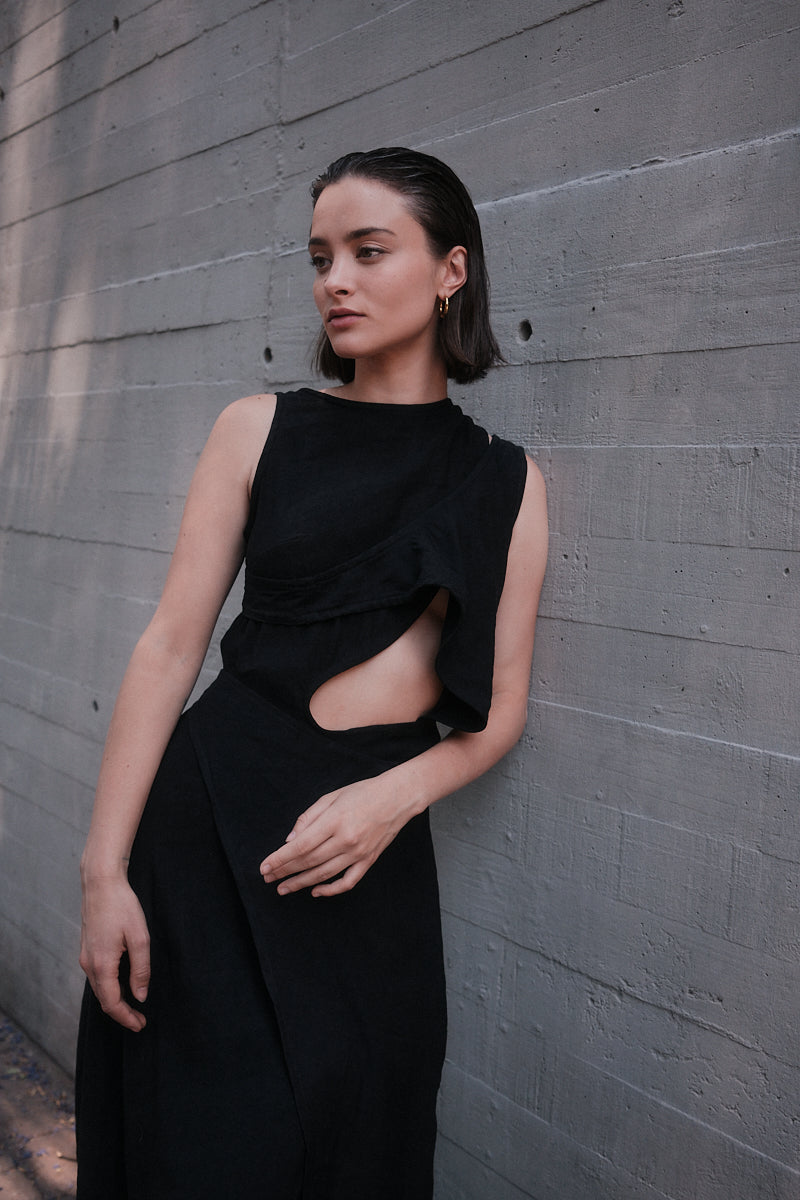 Vestido ORBITA negro