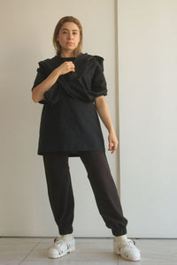 LOOONG SWEATSHIRT NEGRA