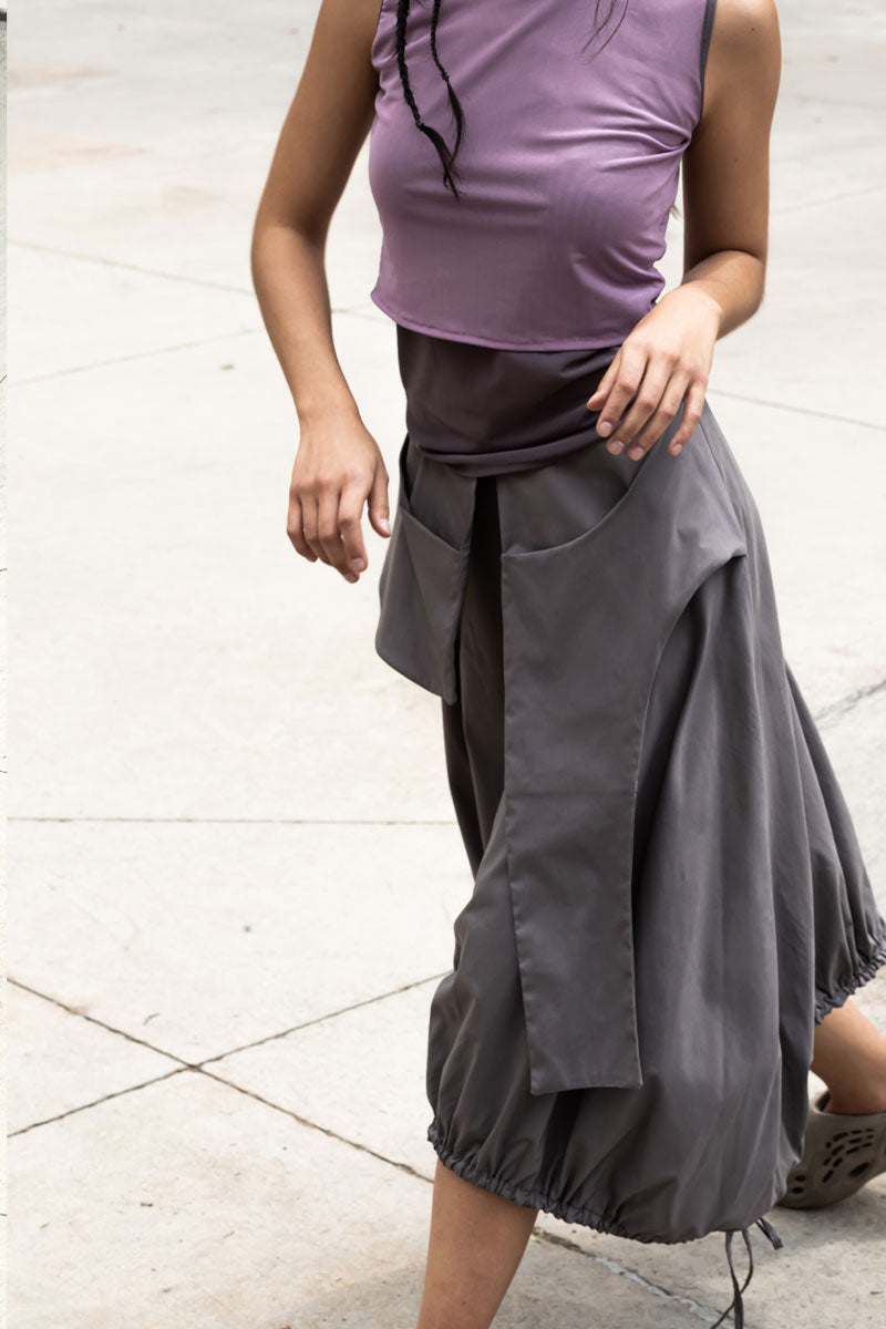 TANK TOP MESH- BICOLOR MORADO