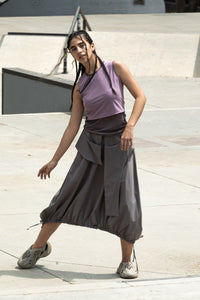 FALDA ARCO - GRIS