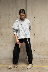 BOOBS SWEATSHIRT GRIS JASPE