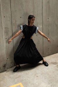 VESTIDO COLUMNA NEGRO