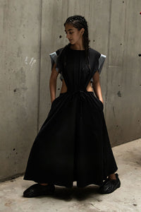 VESTIDO COLUMNA NEGRO