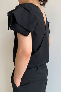 BLUSA MANGAS CAPA NEGRO