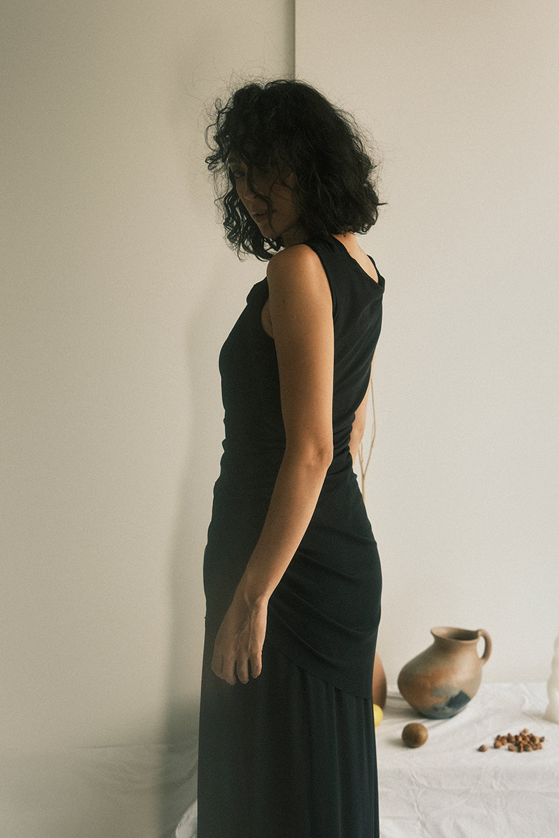 VESTIDO OLIMPO NEGRO