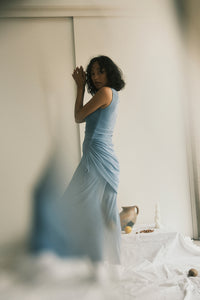VESTIDO OLIMPO AZUL