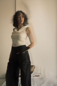 PANTALÓN CAMELLO NEGRO