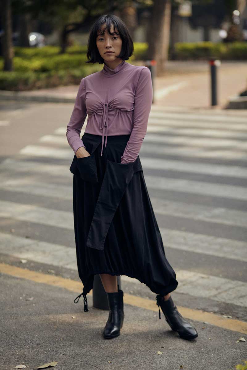 FALDA ARCO NEGRA