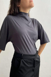 BLUSA KIMONO GRIS OXFORD