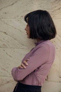 BLUSA BOOBS MESH LAVANDA