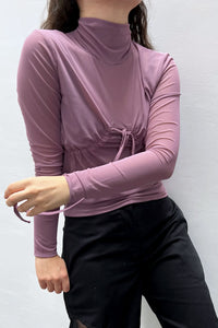 BLUSA BOOBS MESH LAVANDA