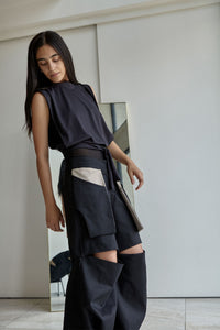 PANTALÓN BB BAGGY & BERMUDAS NEGRO