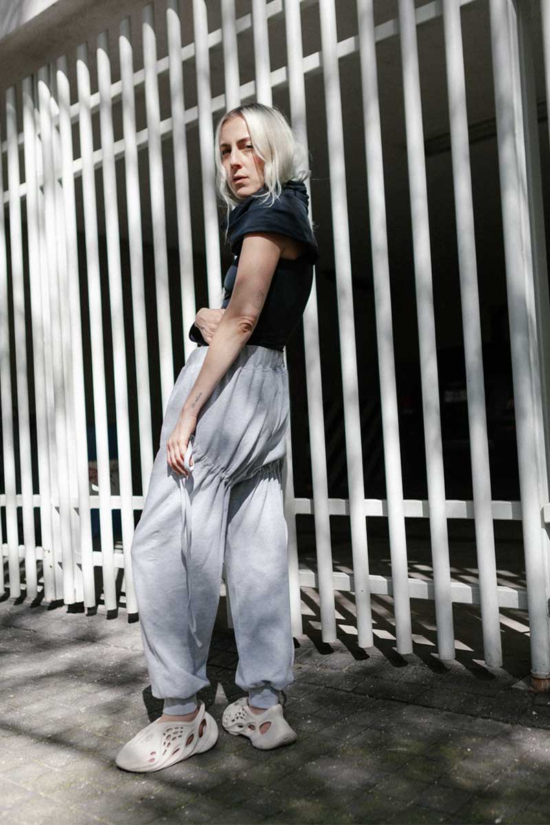 BOOTY PANTS GRIS JASPE