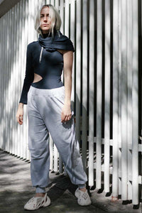 BOOTY PANTS GRIS JASPE