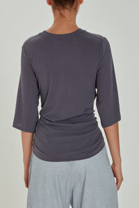 T-SHIRT POLIGONO GRIS
