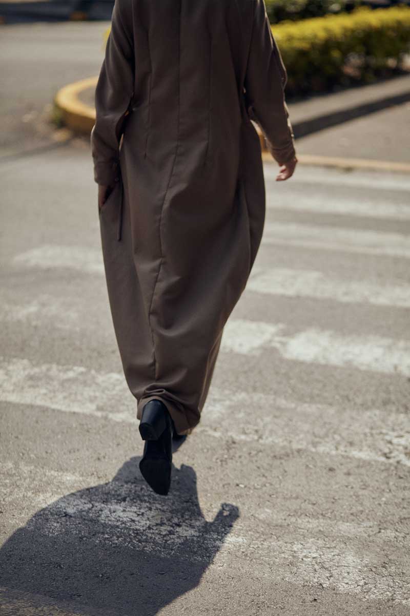VESTIDO SÉPALO - KHAKI DORADO