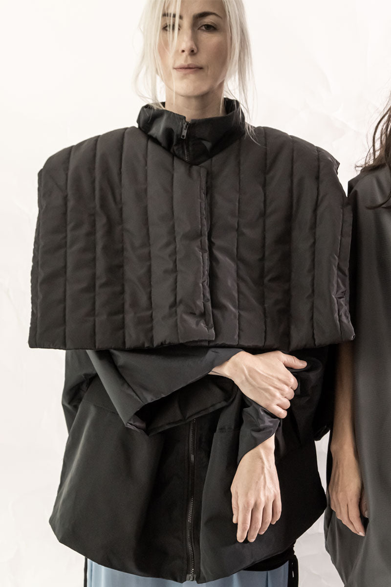 PARKA KIMONO - NEGRO