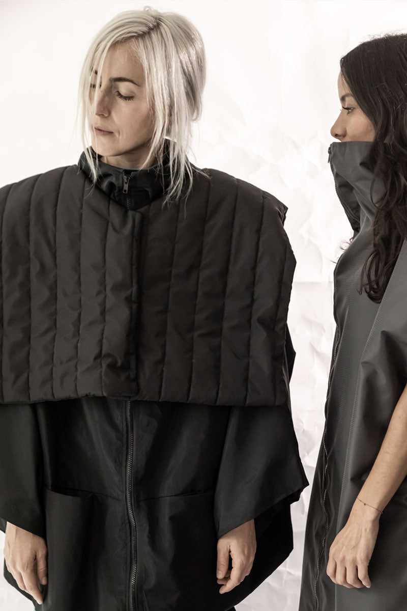 PARKA KIMONO - NEGRO