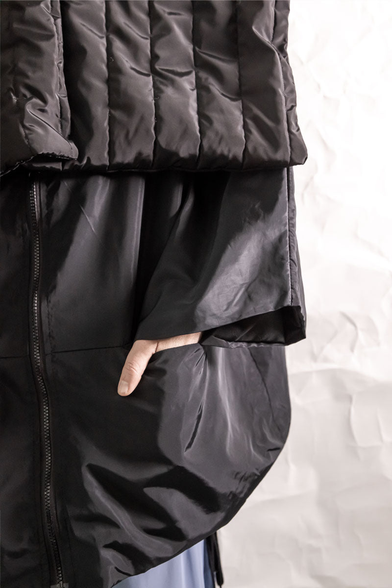 PARKA KIMONO - NEGRO