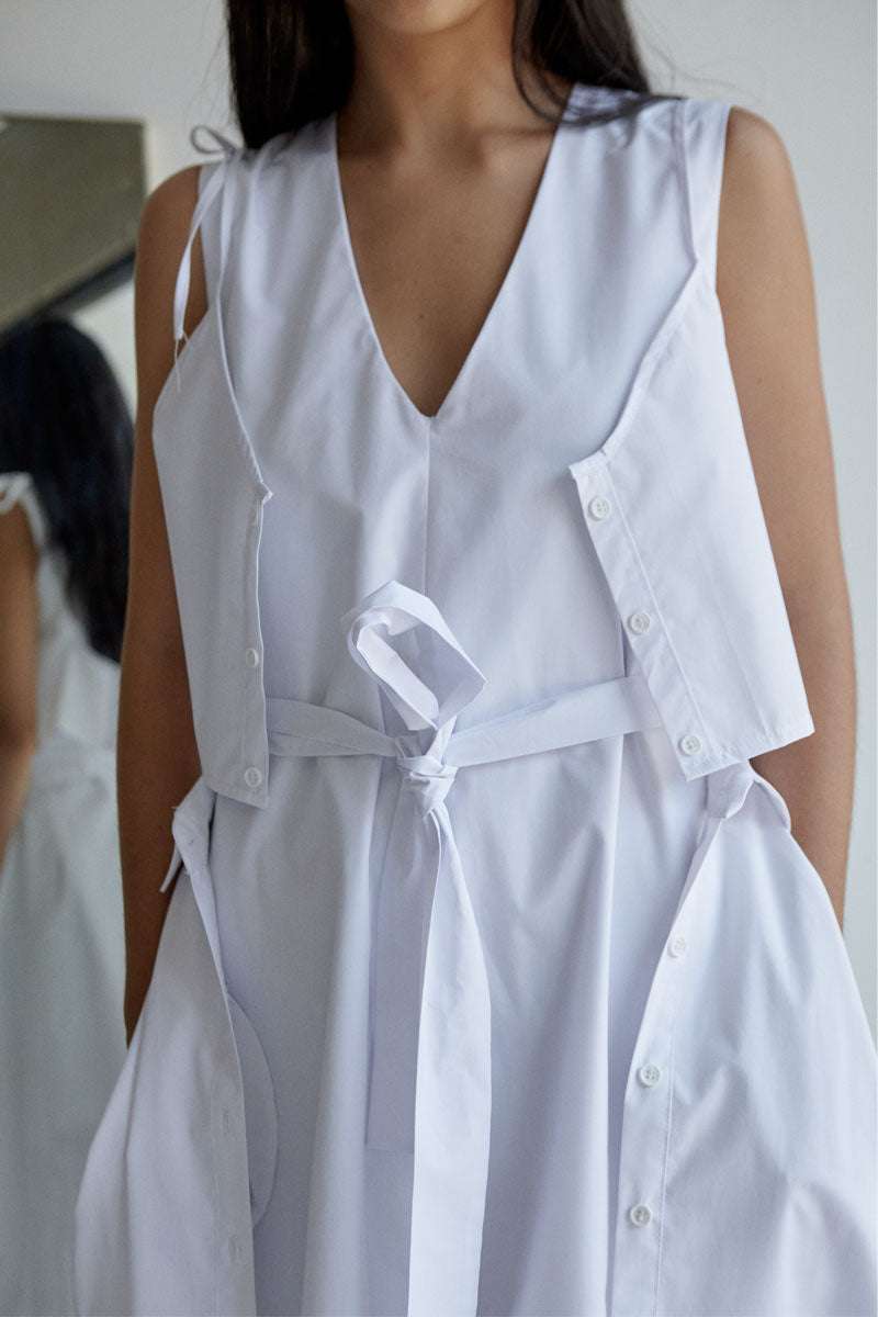 VESTIDO CAMISA BLANCO