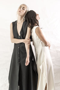 VESTIDO ESCUADRA GRIS